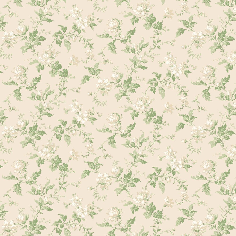 Blomslinga Wallpaper - Cream - Boråstapeter - 4519 - Premier Wallcovering