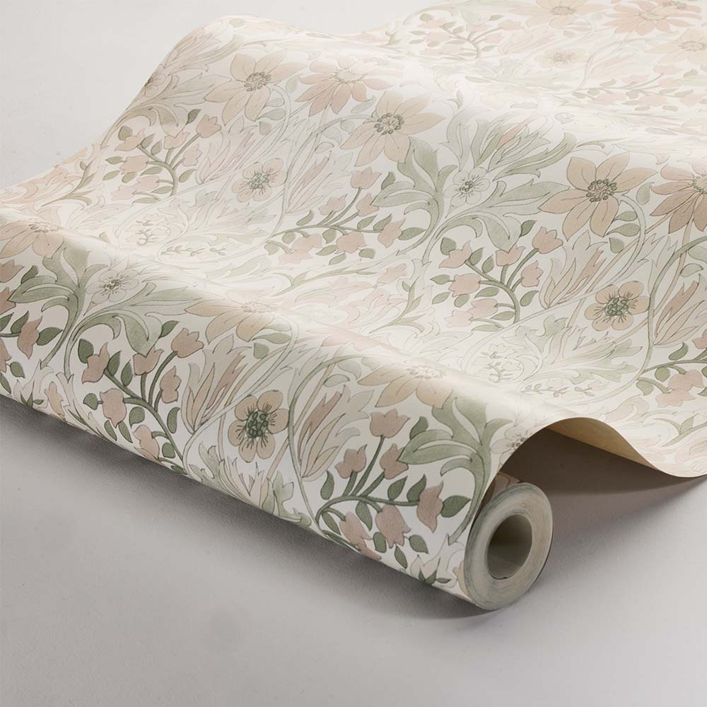 Blomsterfrojd Wallpaper - Graceful Green - Boråstapeter - 3295 - Premier Wallcovering