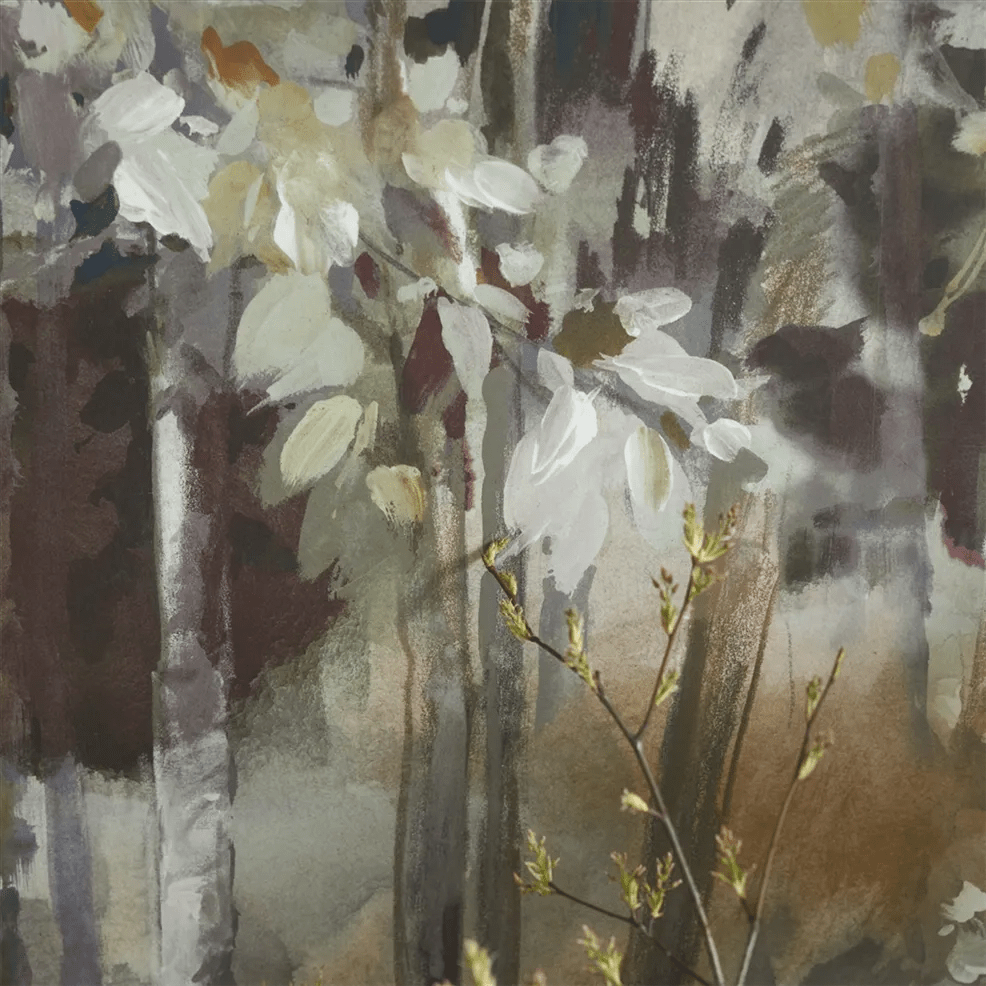 Bois De Bouleau Scene 2 Wallpaper - Sepia - PDG1176/01 - Designers Guild