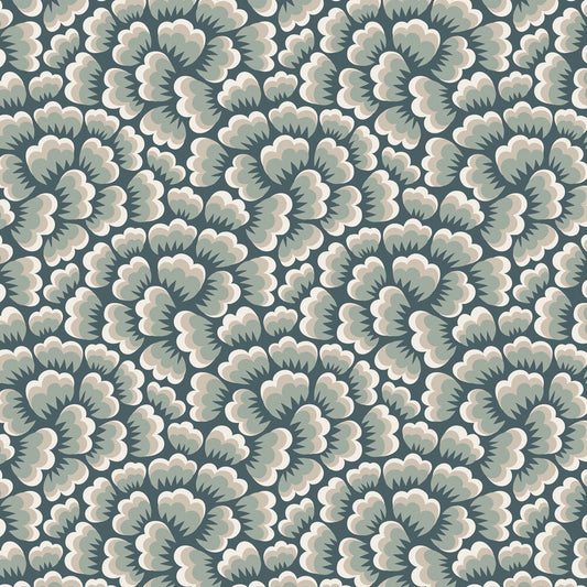 Bom Bom Wallpaper - Aqua - Boråstapeter - 2100 - Premier Wallcovering