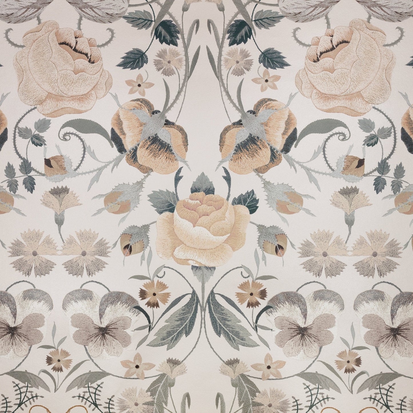 Bonita Shimmer Wallpaper - Sonnet - Romo - Temperley London - W457/01 - Premier Wallcovering