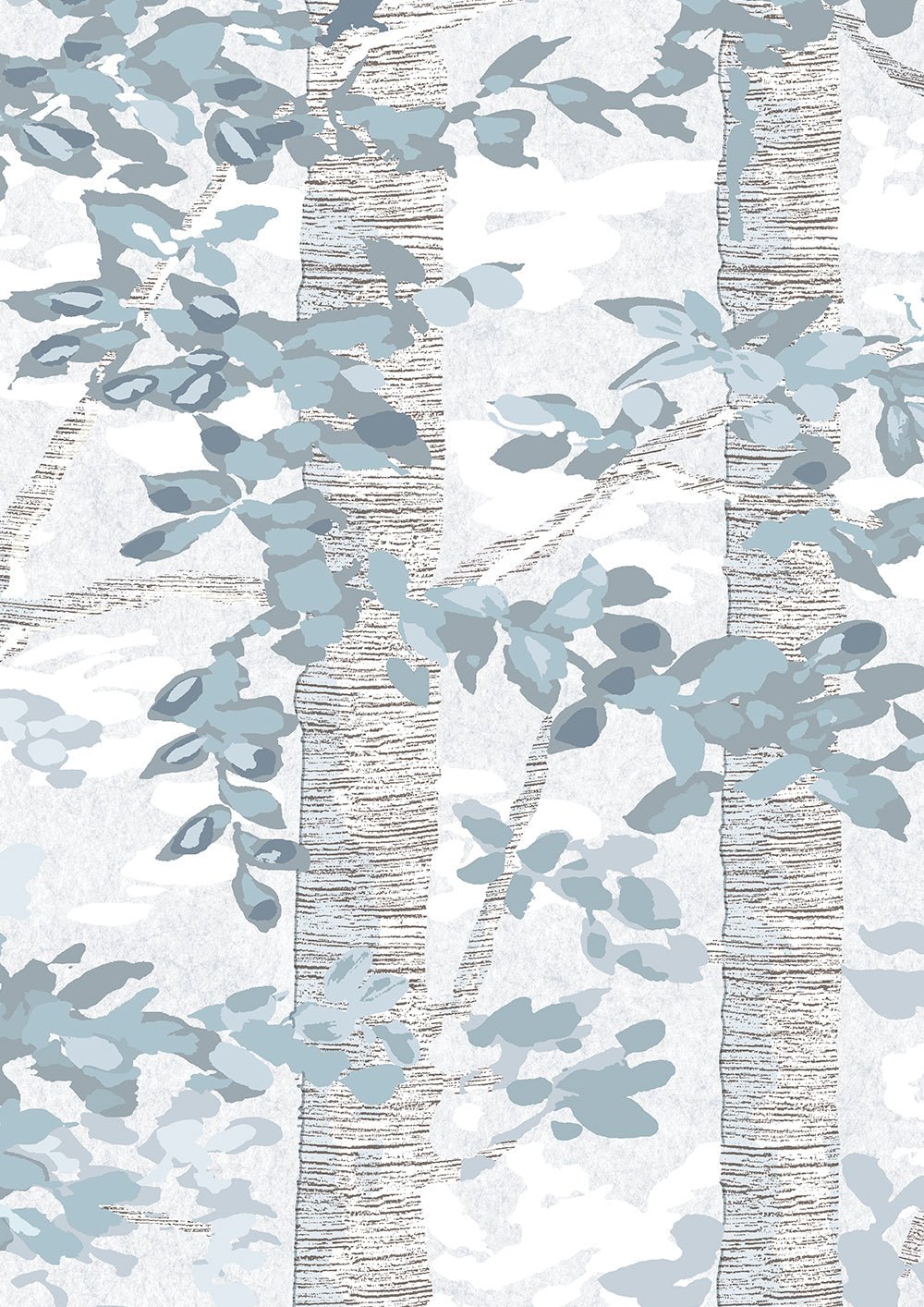 Bosky Wallpaper - Blue Yonder - Lewis & Wood - Premier Wallcovering