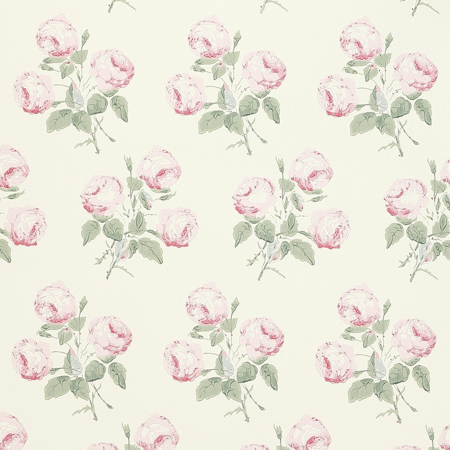 Bowood Wallpaper - Pink/Leaf - Colefax & Fowler - 07401/07