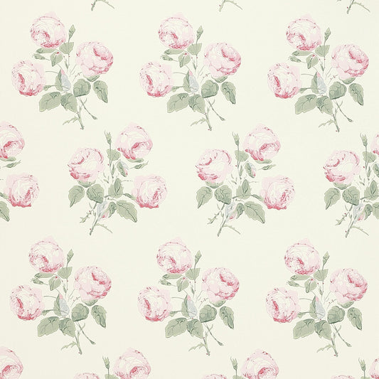 Bowood Wallpaper - Pink/Leaf - Colefax & Fowler - 07401/07