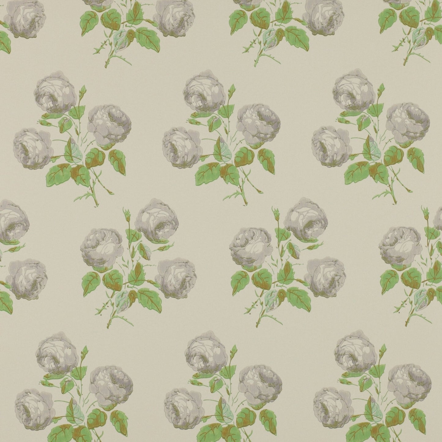Bowood Wallpaper - Grey/Green - Colefax & Fowler - 07401/02