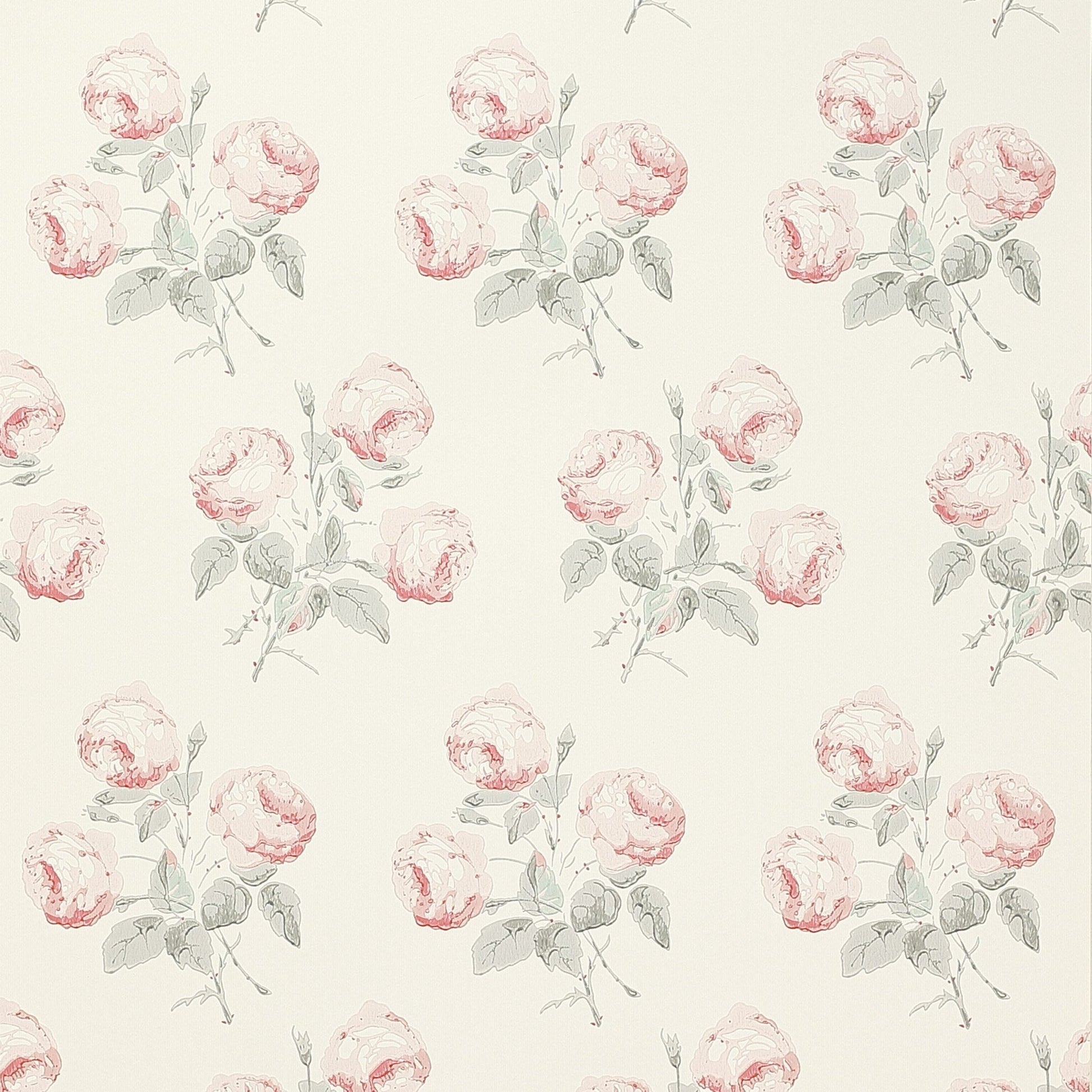 Bowood Wallpaper - Pink/Grey - Colefax & Fowler - 07401/09