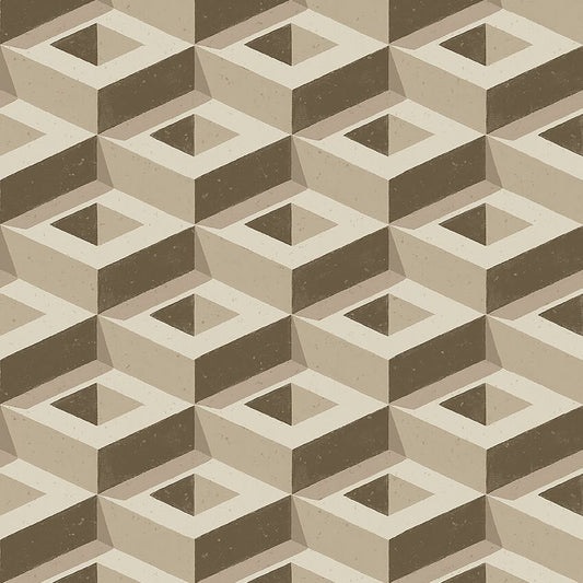 Boxes Wall Mural - Bronze - Boråstapeter - 2280 - Premier Wallcovering