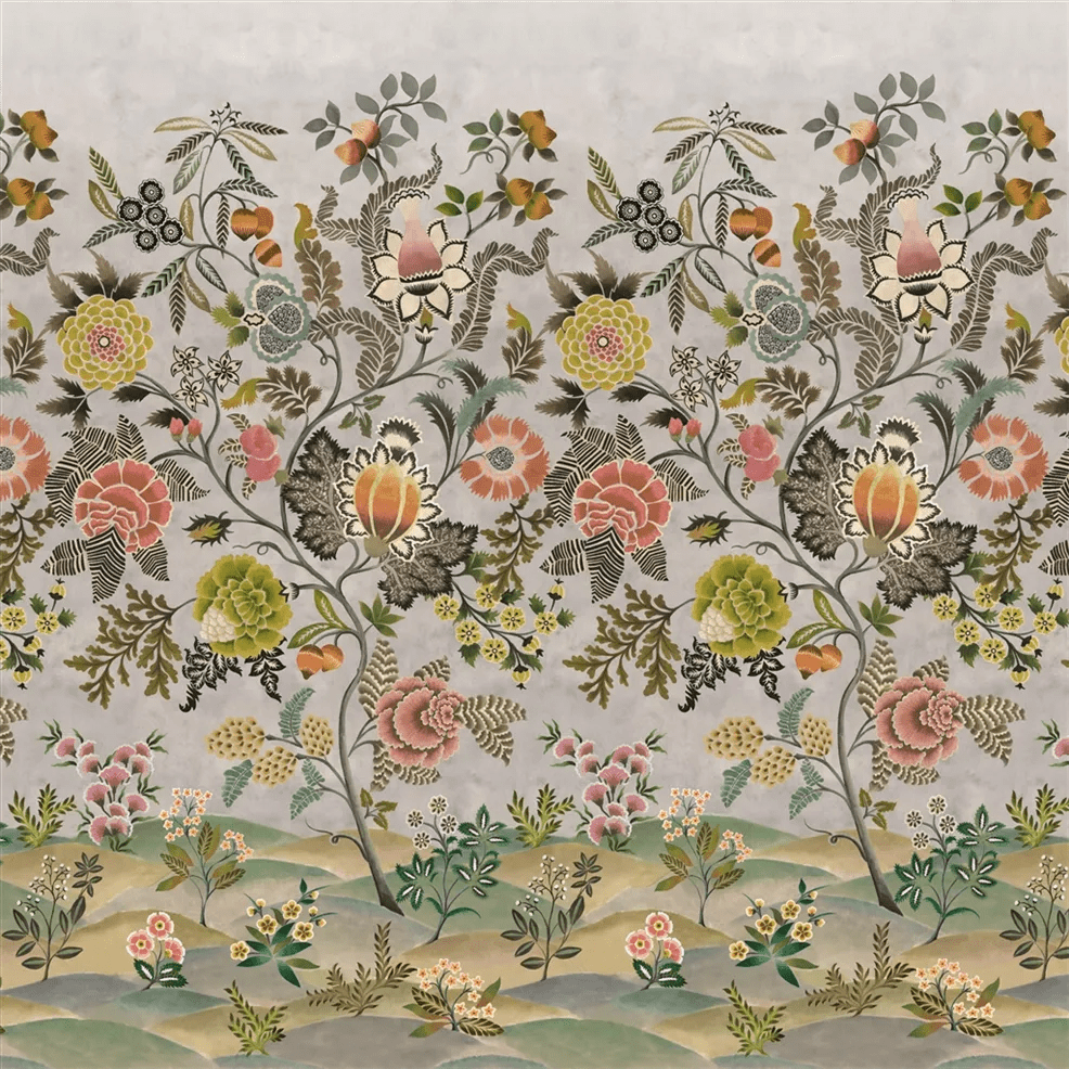 Brocart Decoratif Wallpaper - Sepia - PDG1169/02 - Designers Guild