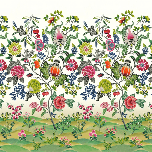 Brocart Decoratif Wallpaper - Fuchsia - PDG1169/01 - Designers Guild