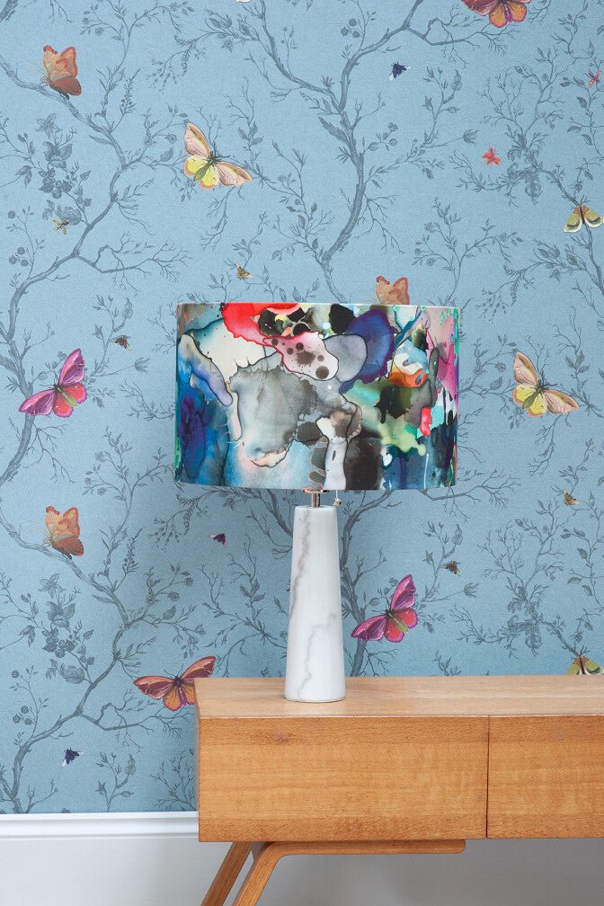 Butterflies Wallpaper - Skye - Timorous Beasties - BTN/BFL/TXMT/06 - Premier Wallcovering