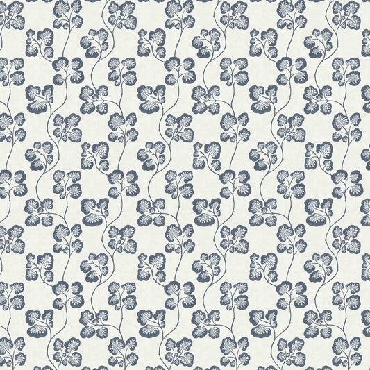 Cabbage Check Wallpaper - Bude Blue - Josephine Munsey - JMW-102441 - Premier Wallcovering