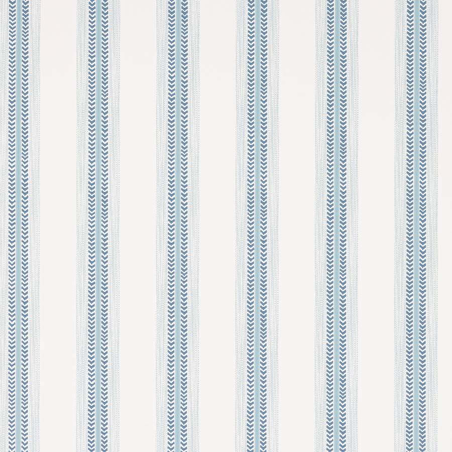 Camber Stripe Wallpaper - Blue - J199W - 01 - Jane Churchill