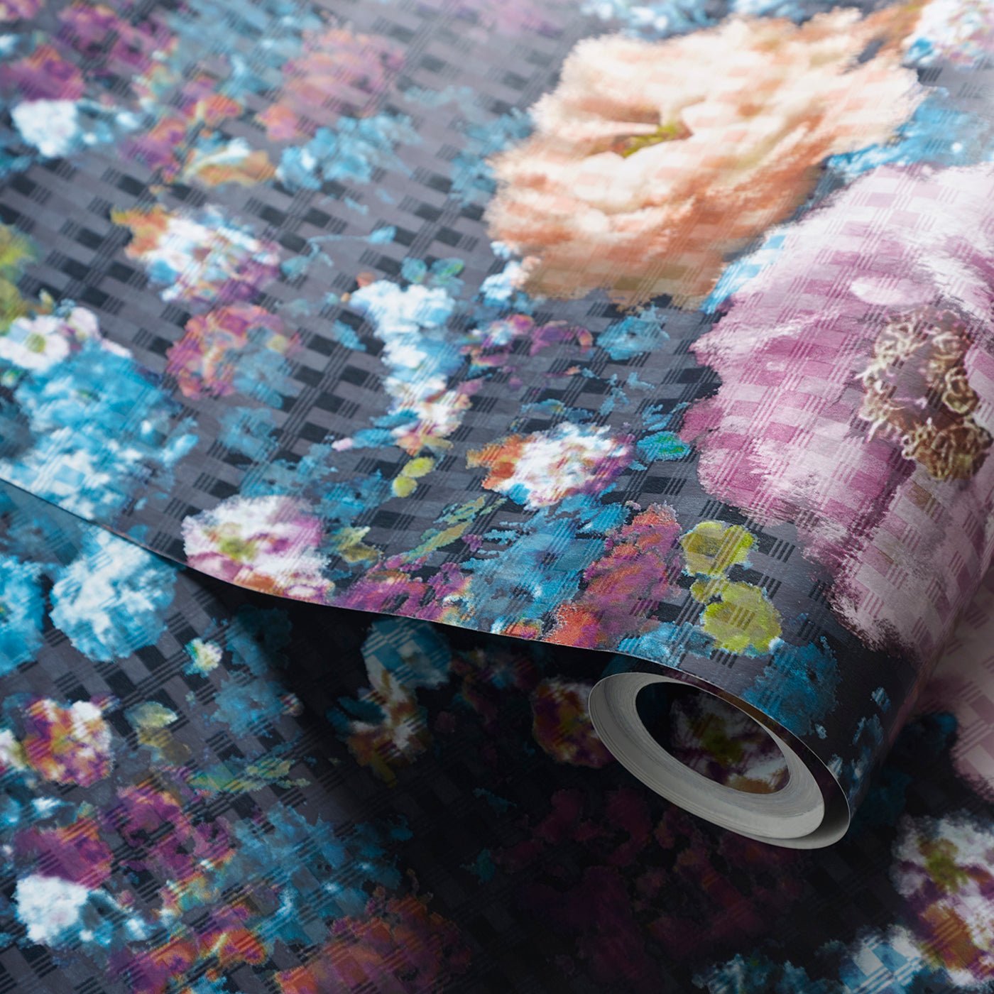 Camile Wallpaper - Midnight - Clarke & Clarke - W0148/01 - Premier Wallcovering