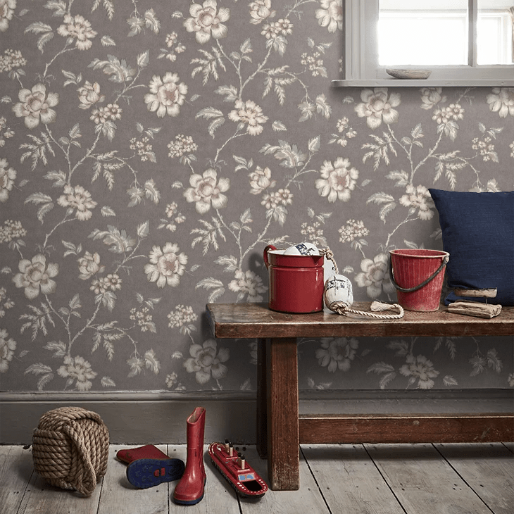 Camille Wallpaper - Purple - Boråstapeter - 7207 - Premier Wallcovering