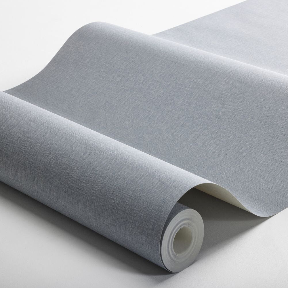 Canvas Wallpaper - Blue - Boråstapeter - 6133 - Premier Wallcovering