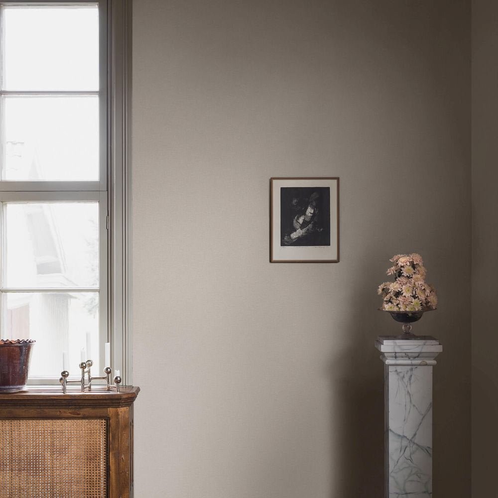 Canvas Wallpaper - Walnut - Boråstapeter - 6121 - Premier Wallcovering