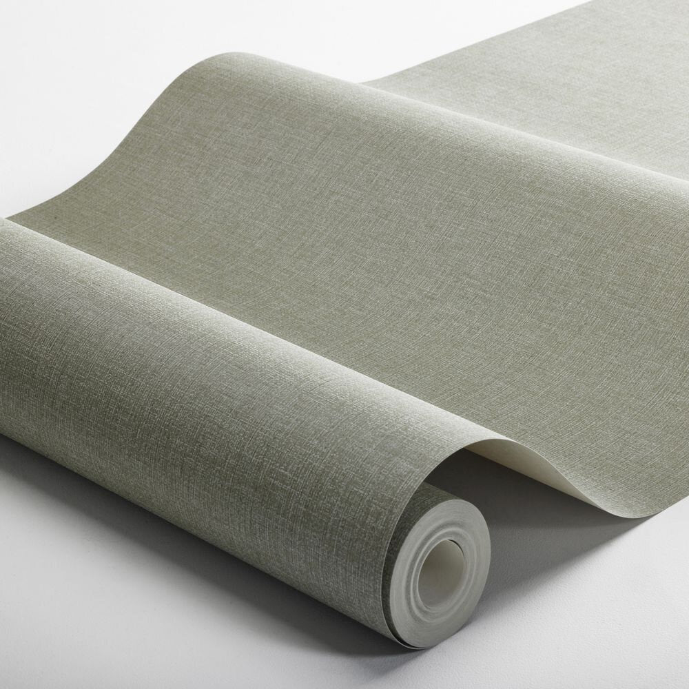 Canvas Wallpaper - Olive - Boråstapeter - 6130 - Premier Wallcovering