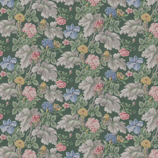 Carnation Garden Wallpaper - Green - Boråstapeter - 4834 - Premier Wallcovering