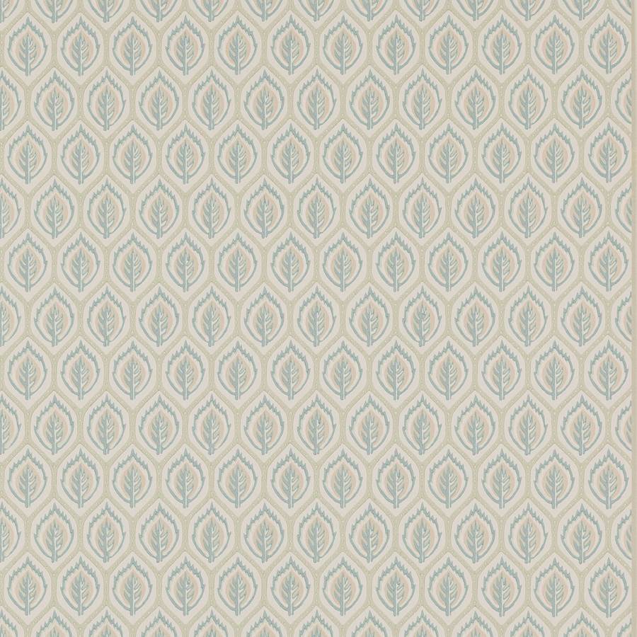 Carrick Wallpaper - Aqua - Colefax & Fowler - W7011 - 02