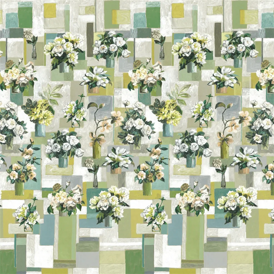 Celadon Vase Wallpaper - Celadon - PDG1206/01 - Designers Guild