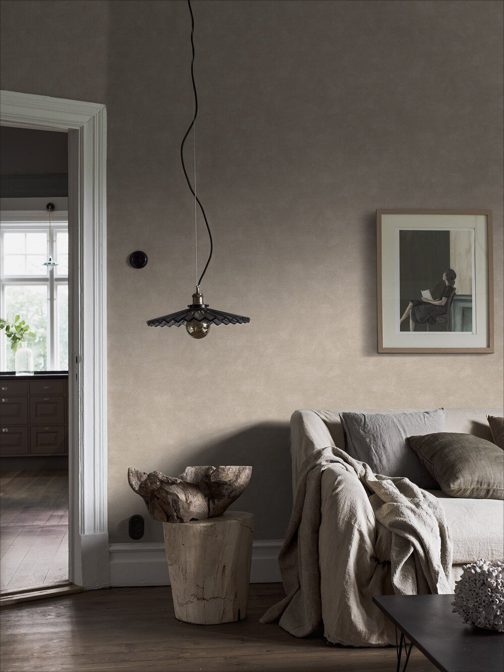 Chalk Shades Wallpaper - Sandstone - Boråstapeter - 5060 - Premier Wallcovering