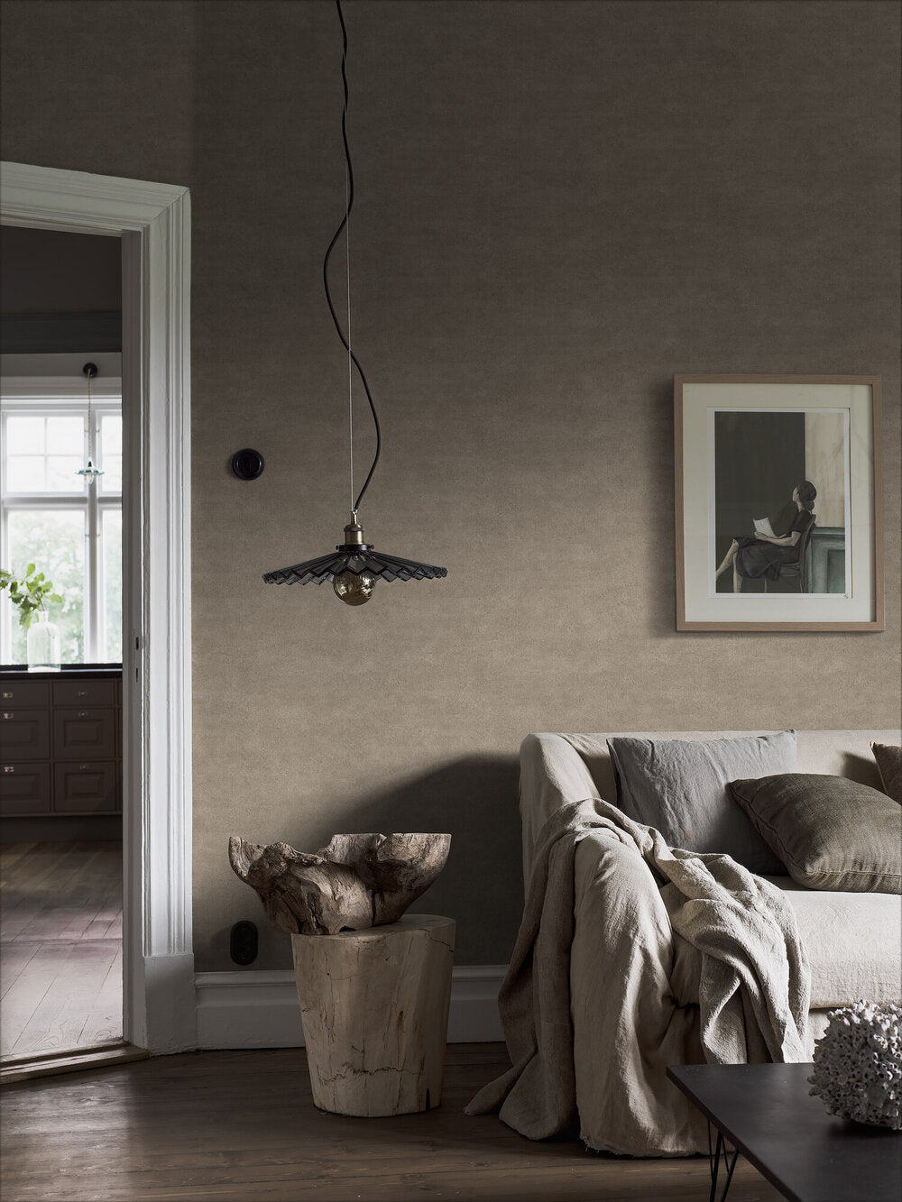 Chalk Shades Wallpaper - Bronzite - Boråstapeter - 5067 - Premier Wallcovering