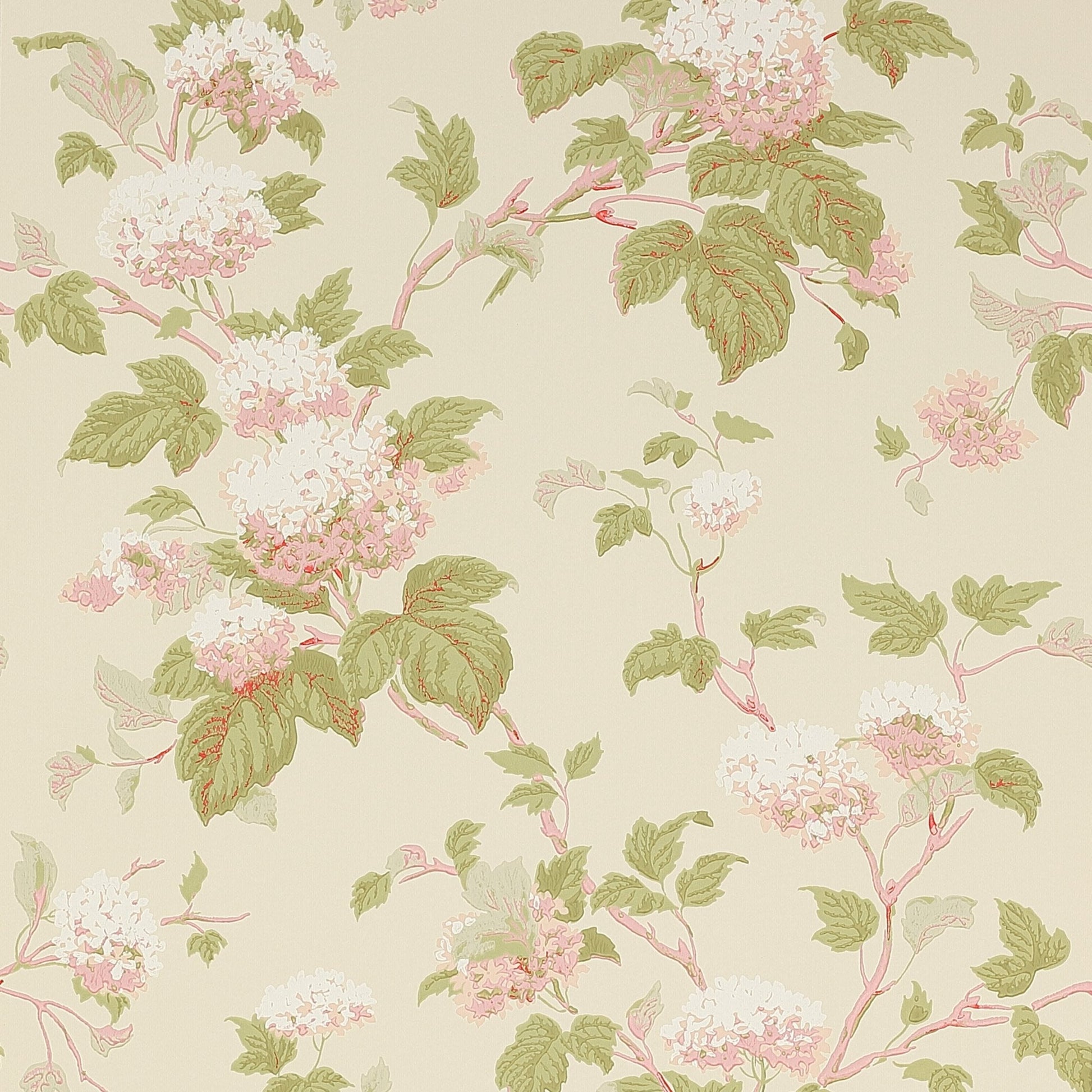 Chantilly Wallpaper - Pink/Green - Colefax & Fowler - 07816/08