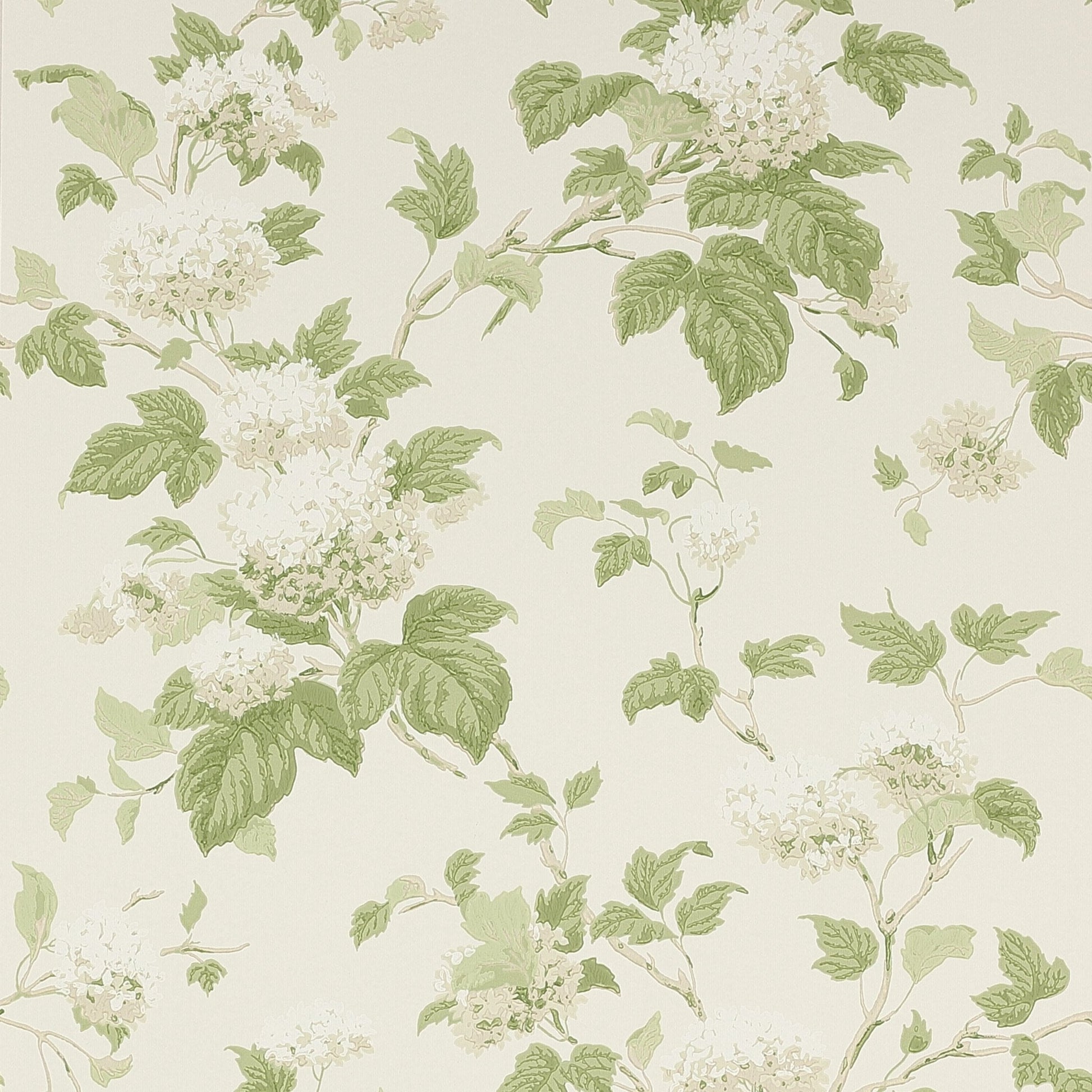 Chantilly Wallpaper - Ivory/Leaf Green - Colefax & Fowler - 07816/09