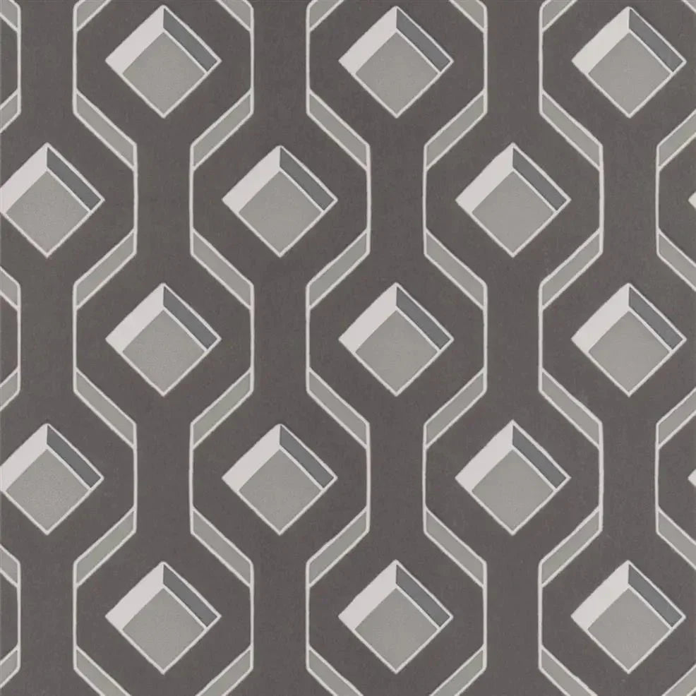 Chareau Wallpaper - Zinc - PDG1053/03 - Designers Guild