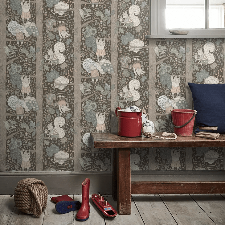 Charlie Wallpaper - Brown - Boråstapeter - 6290 - Premier Wallcovering