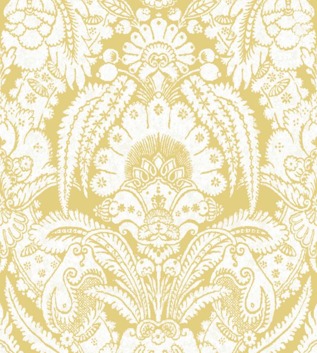 Chatterton Wallpaper - Chalk on Ochre - 94/2013 - Cole & Son - Premier Wallcovering