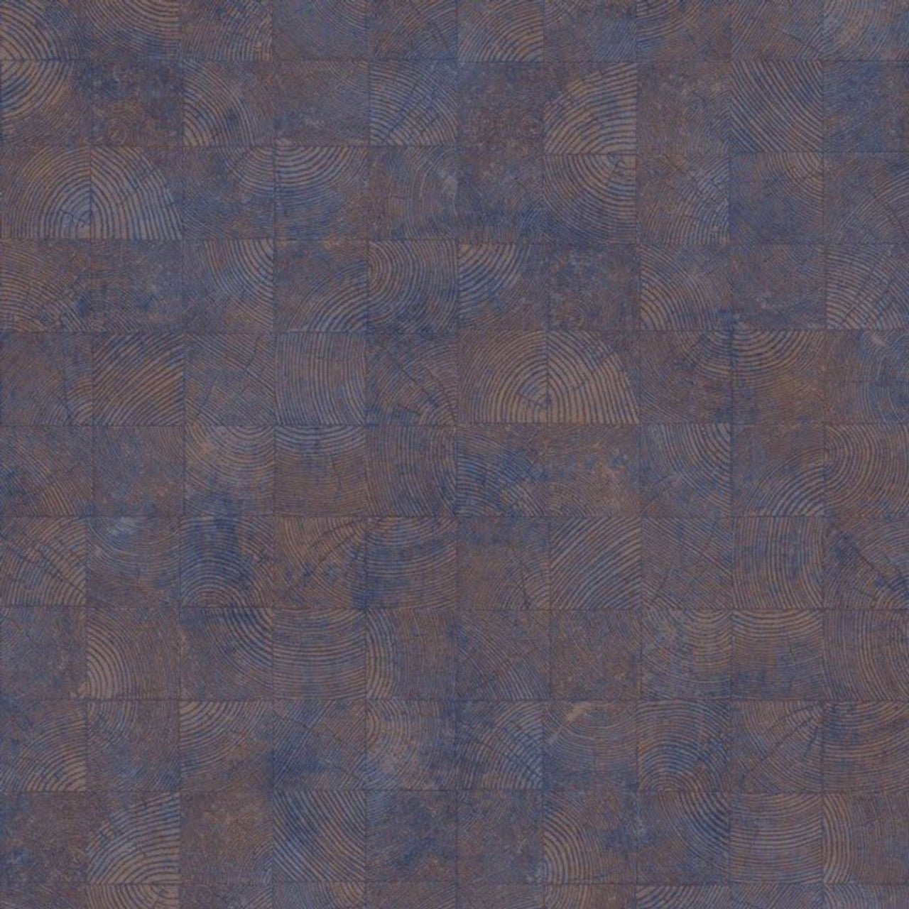 Chene Woods Wallpaper - Indigo - Casadeco - 86016516 - Premier Wallcovering