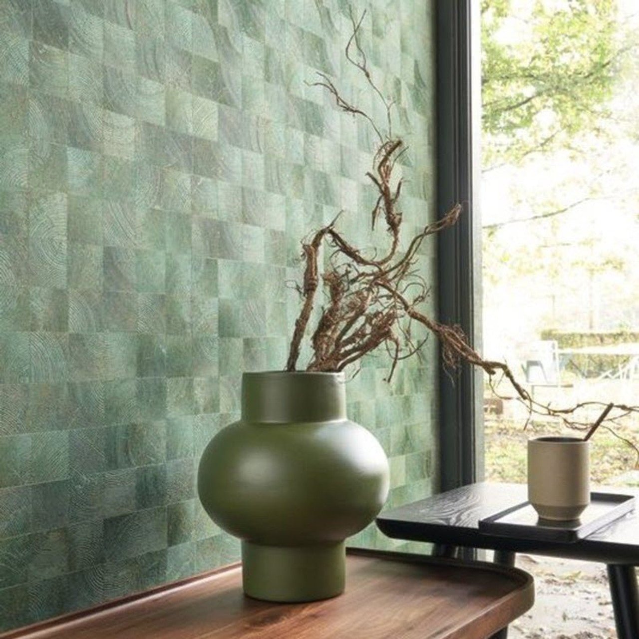 Chene Woods Wallpaper - Meleze - Casadeco - 86012641 - Premier Wallcovering