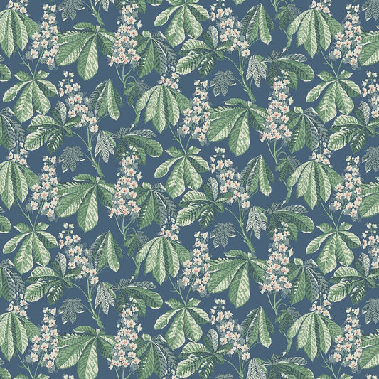 Chestnut Blossom Wallpaper - Blue - Boråstapeter - 7201 - Premier Wallcovering