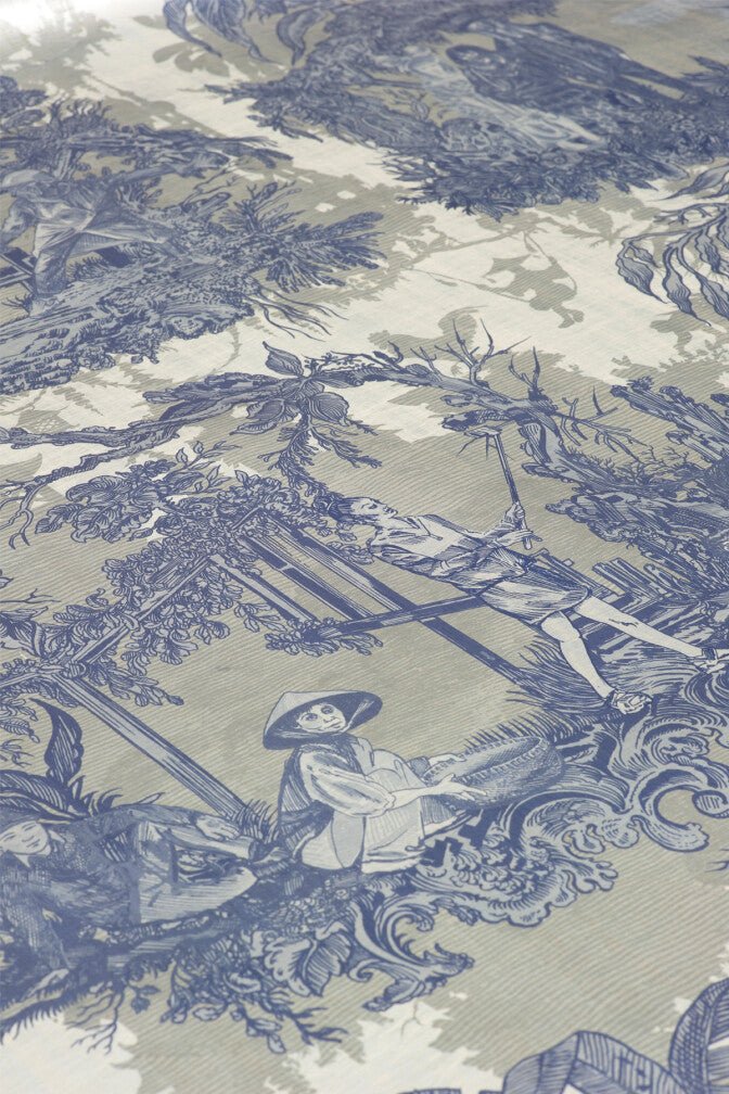 Chinoiserie Toile Wallpaper - Frostbite - Timorous Beasties - TB/CTOILE/LALQ/04 - Premier Wallcovering