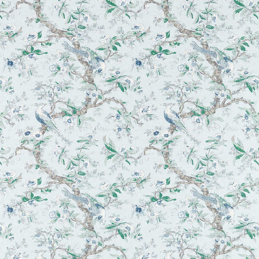 Chintz Wallpaper - Blue Stone - ZCOT313014 - Zoffany