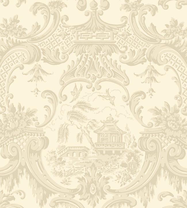 Chippendale China Wallpaper - Cream - 100/3011 - Cole & Son - Premier Wallcovering