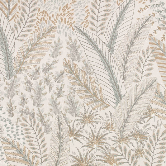 Chiraco Wallpaper - Tamarind - Romo - Pluma - W441/01 - Premier Wallcovering