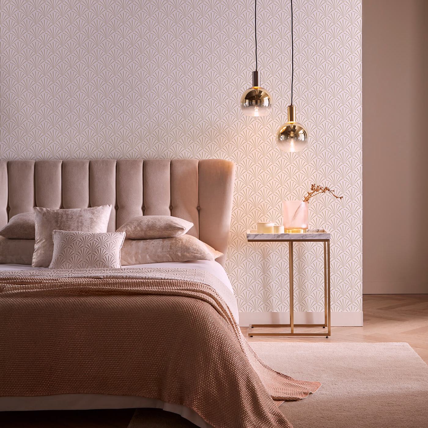 Chrysler Wallpaper - Pearl - Clarke & Clarke - W0164/02 - Premier Wallcovering