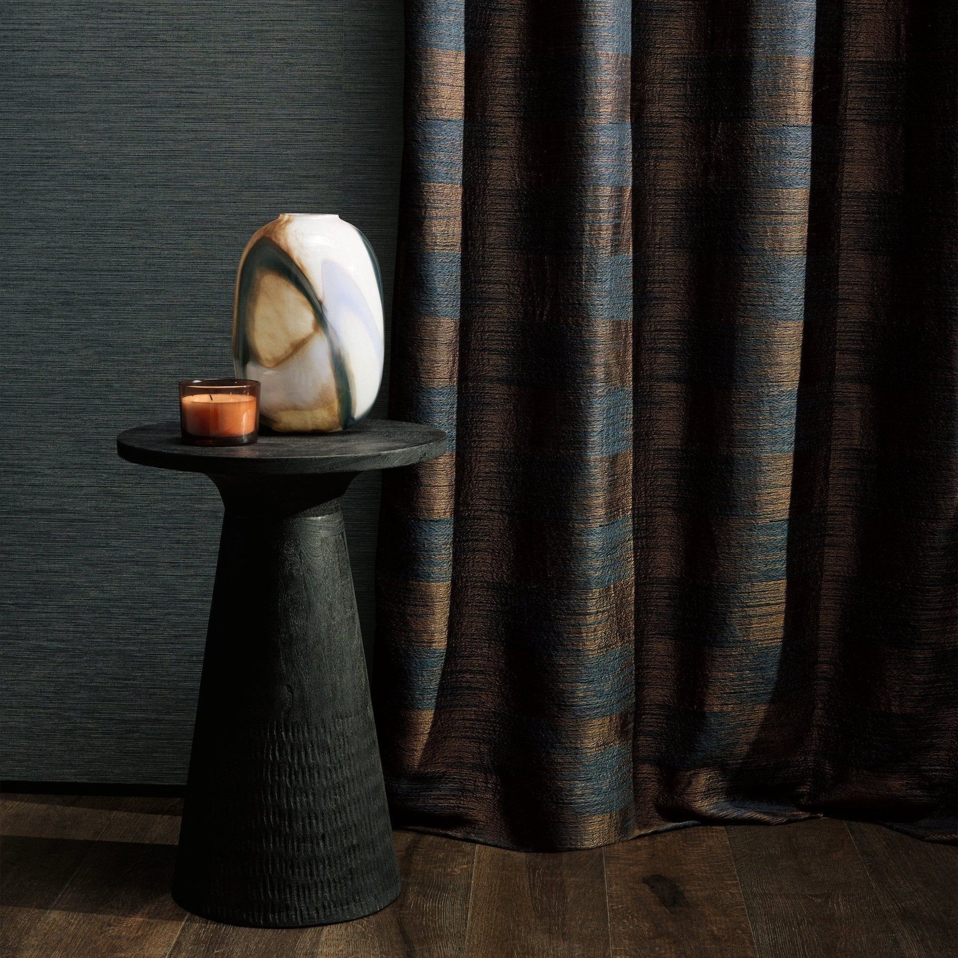 Ciro Abaca Embossed Wallpaper - Twilight - Romo - Textured Vol.I - W462/08 - Premier Wallcovering