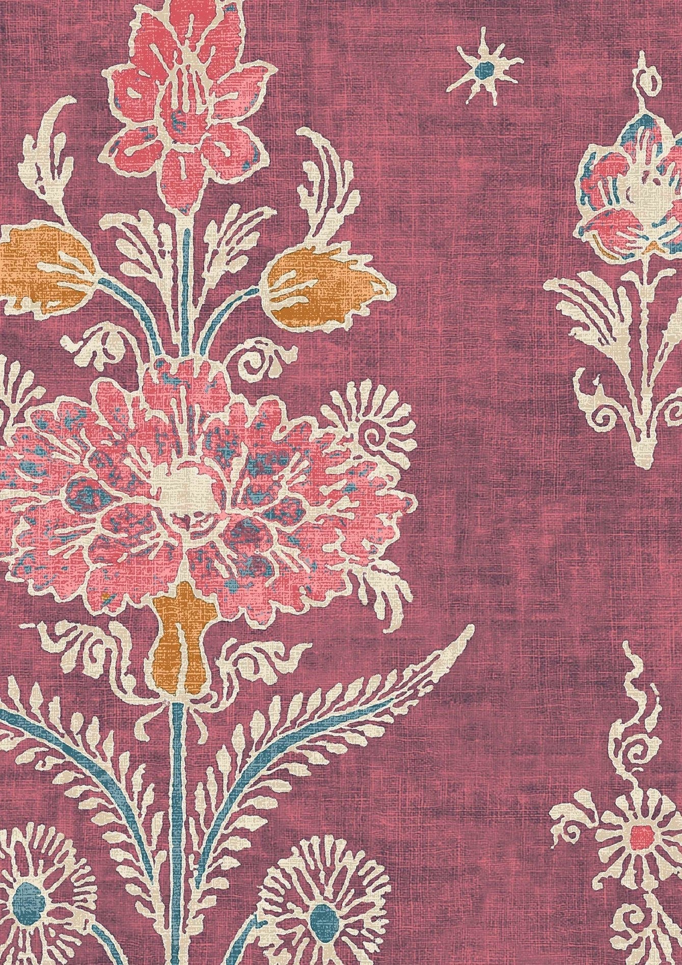 Citadel Wallpaper - Turkish Rose - Lewis & Wood - Premier Wallcovering