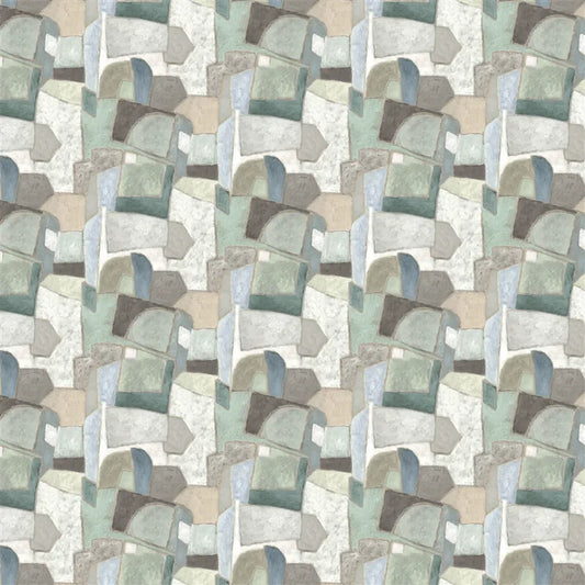Clay Collage Wallpaper - Ecru - PDG1201/01 - Designers Guild
