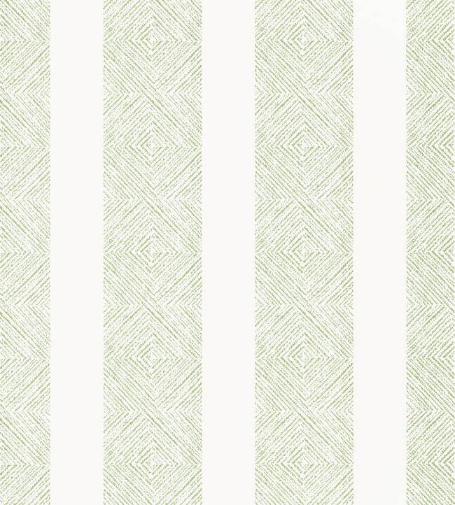 Clipperton Stripe Wallpaper - Green