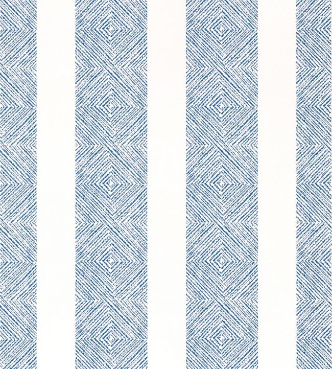 Clipperton Stripe Wallpaper - Blue