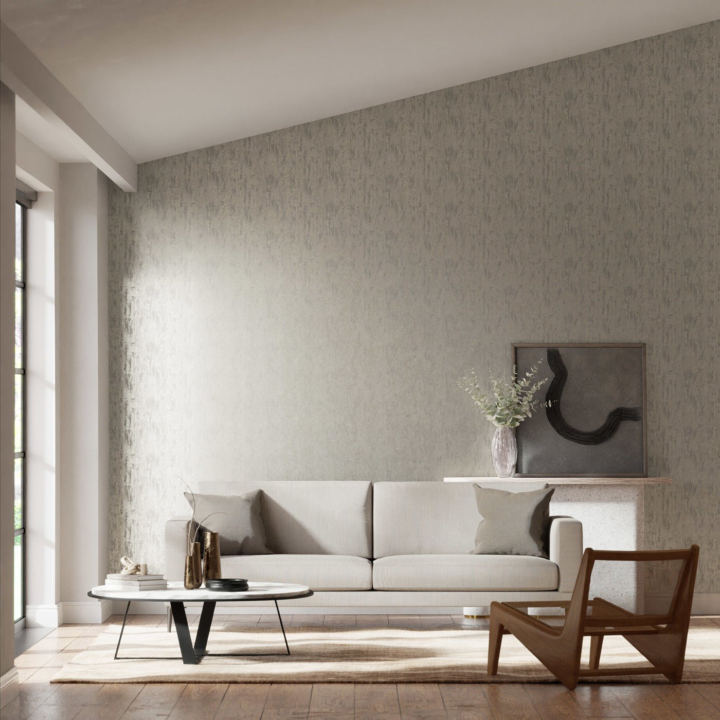 Cobra Wallpaper - Slate - EANT111167 - Harlequin - Premier Wallcovering