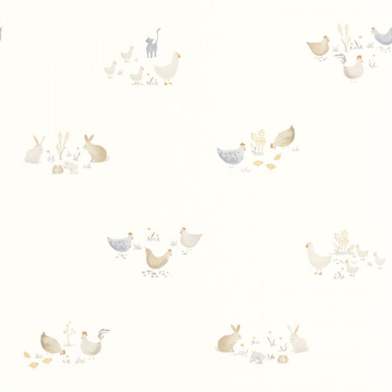 Companions Of The Forest Once Upon A Time Wallpaper - Naturel - Casadeco - 88372931 - Premier Wallcovering