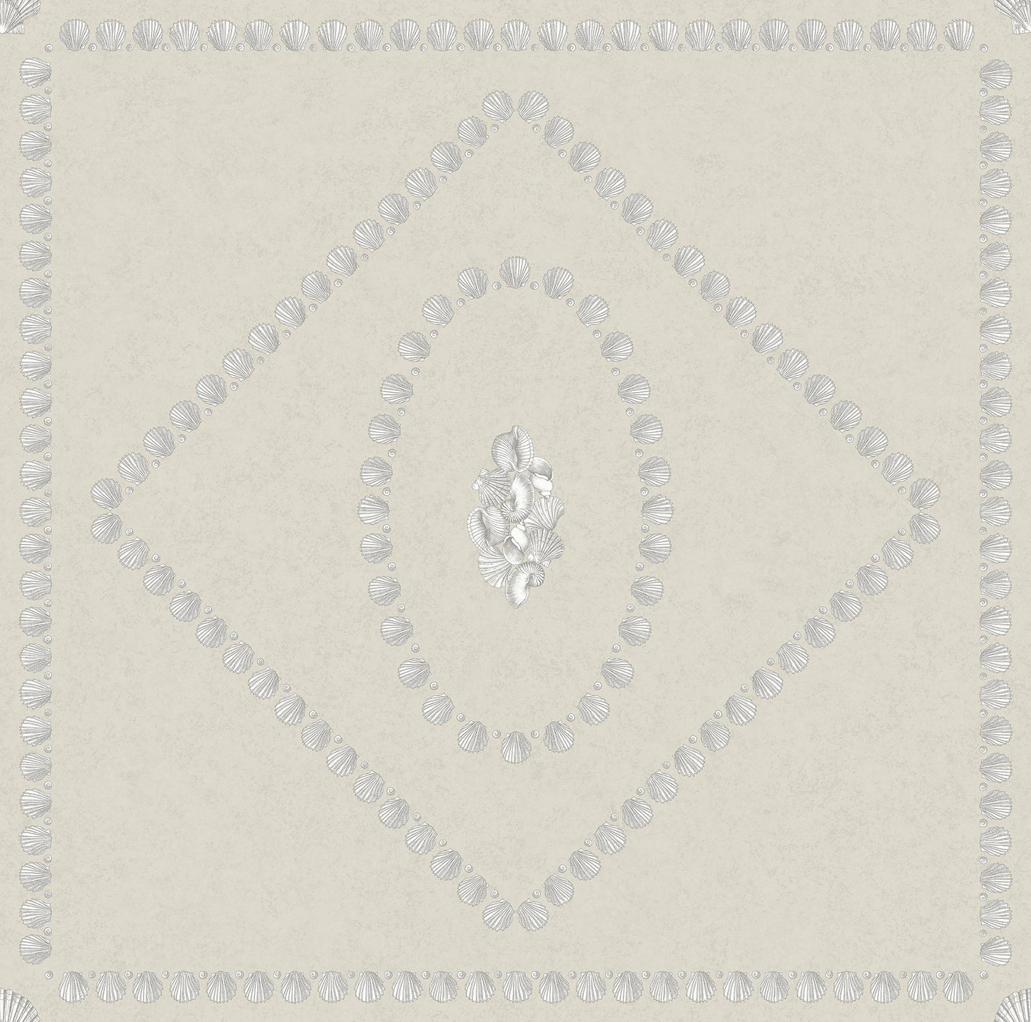 Conchiglie Wallpaper - Pearl on Parchment - 123/5024 - Cole & Son - Premier Wallcovering