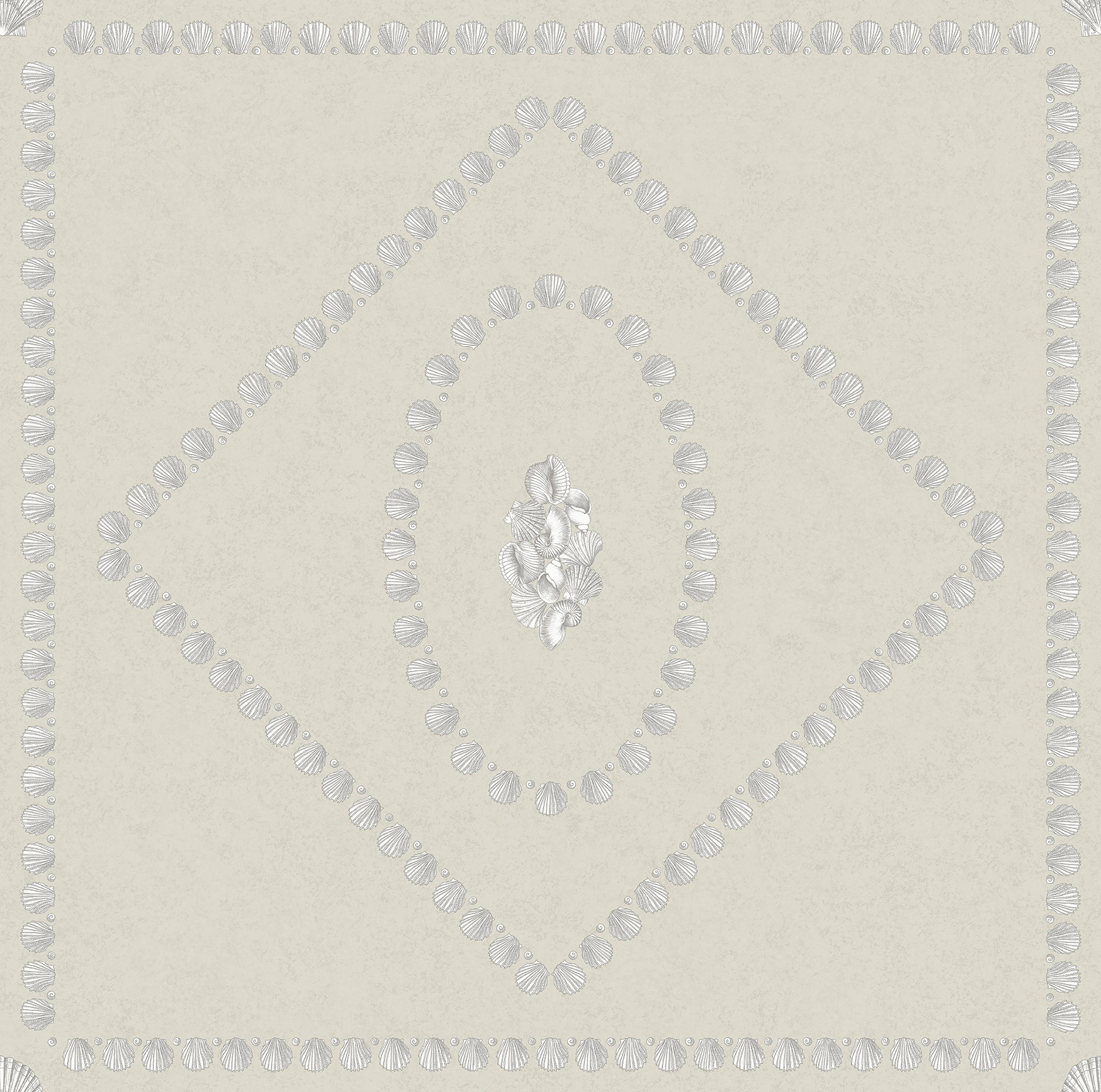 Conchiglie Wallpaper - Pearl on Parchment - 123/5024 - Cole & Son - Premier Wallcovering