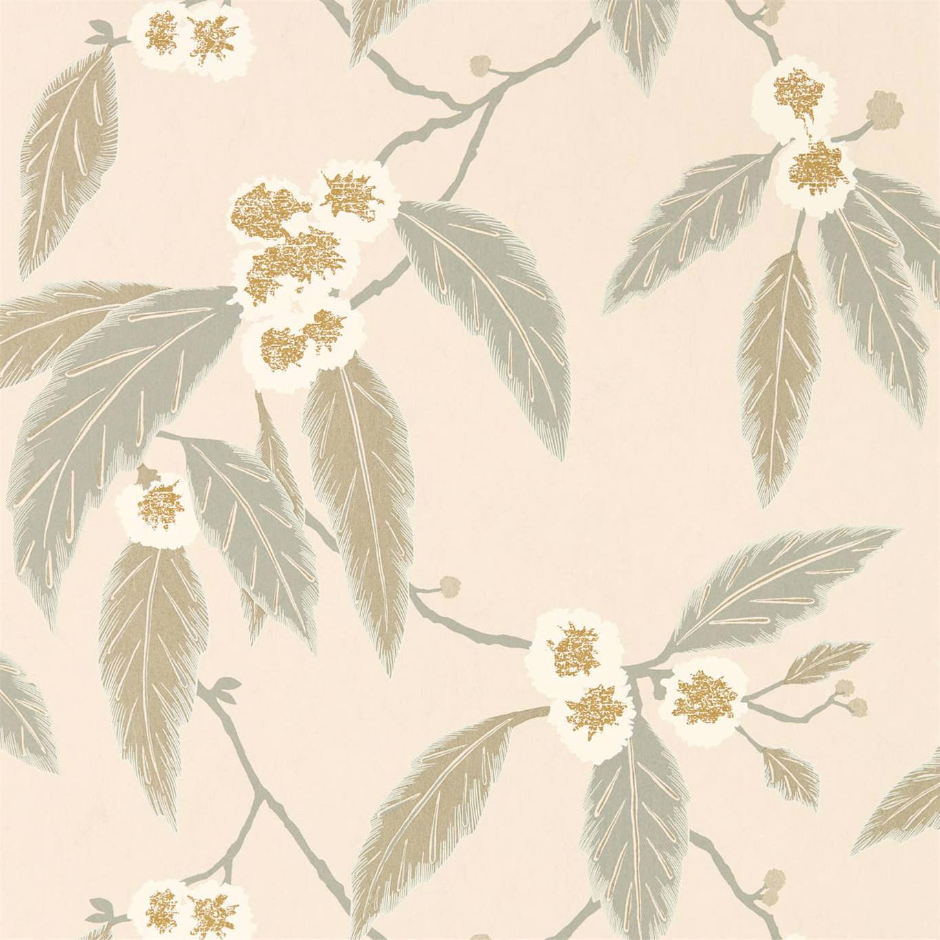 Coppice Wallpaper - Powder / Truffle / Gilver - HSAW112135 - Harlequin - Premier Wallcovering