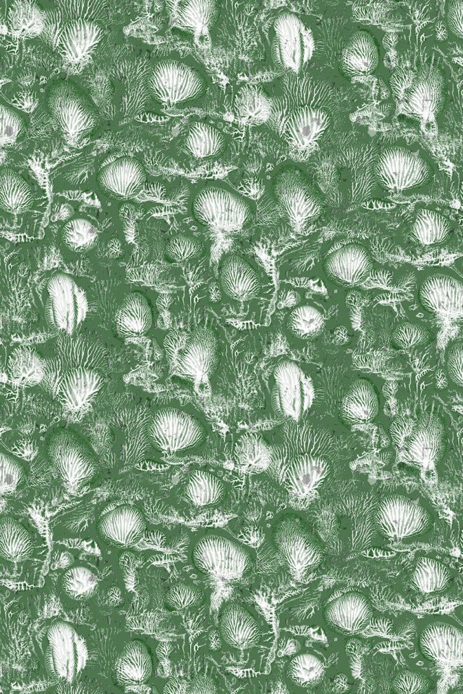 Coral Blotch Cork Wallpaper - Sage - Timorous Beasties - SSC/CBLO/CK62021/03 - Premier Wallcovering